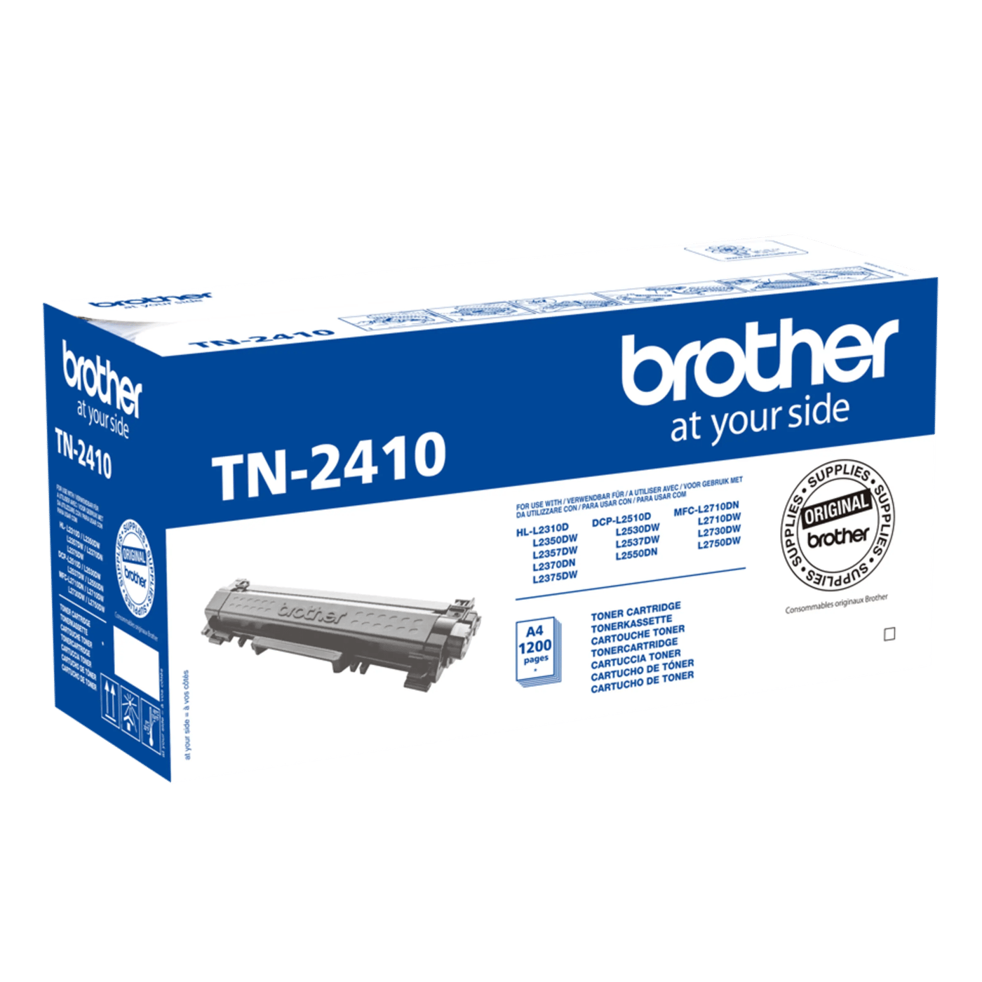 Brother Toner TN-2410 - Svart