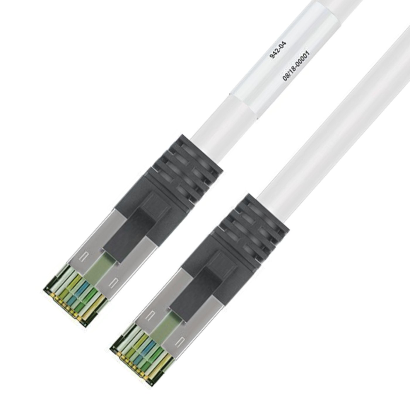 Halogenfri S/FTP-nätverkskabel Cat. 8.1 3 m