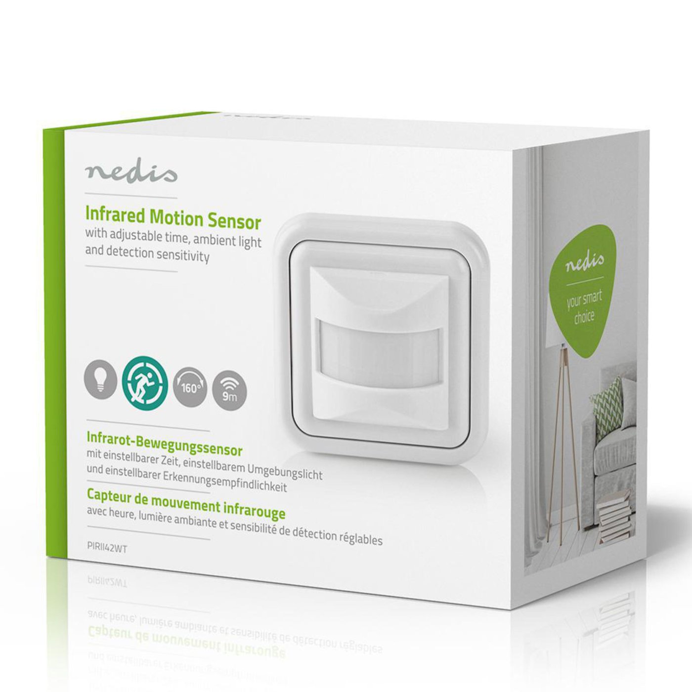 Infälld rörelsevakt 500 W