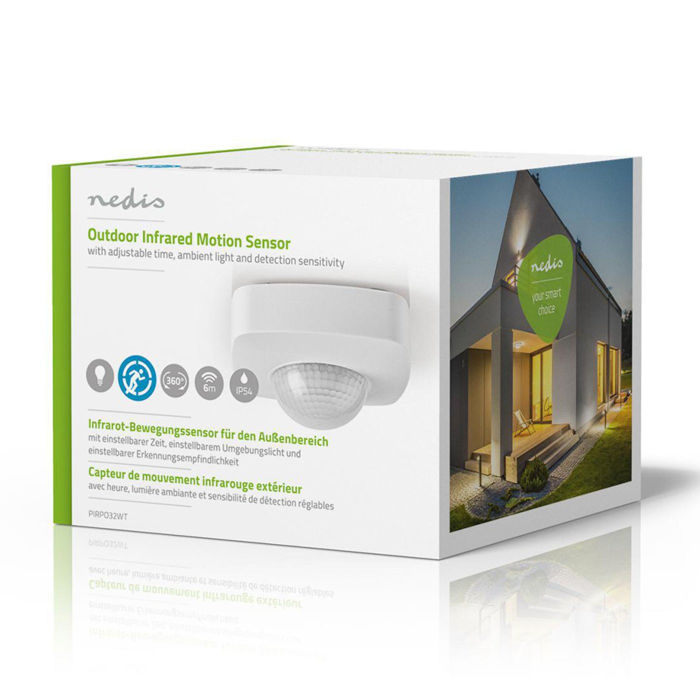 Rörelsevakt med skymningsrelä 1200 W Tak