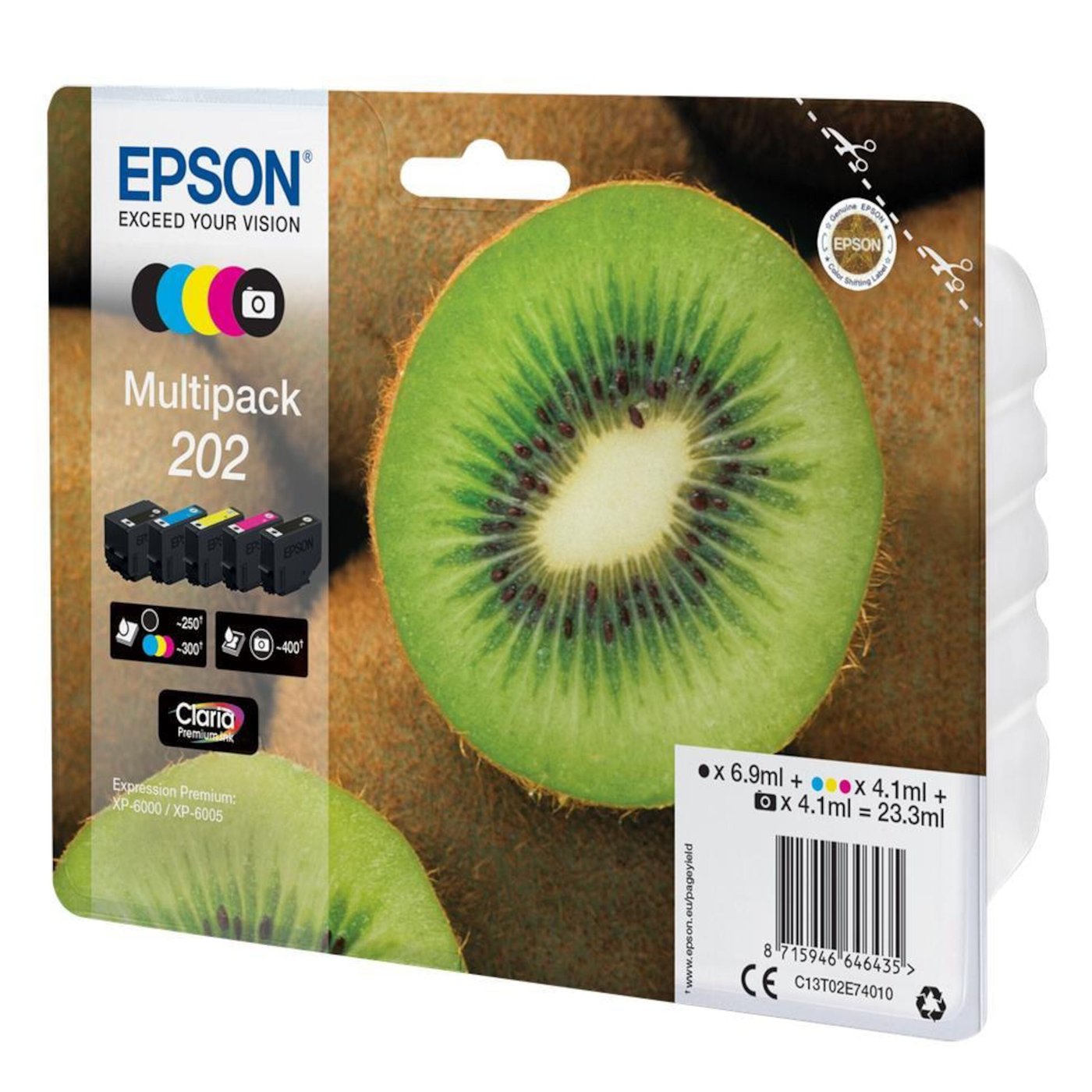 Epson T02E7 Blekkpatroner 5-pk.