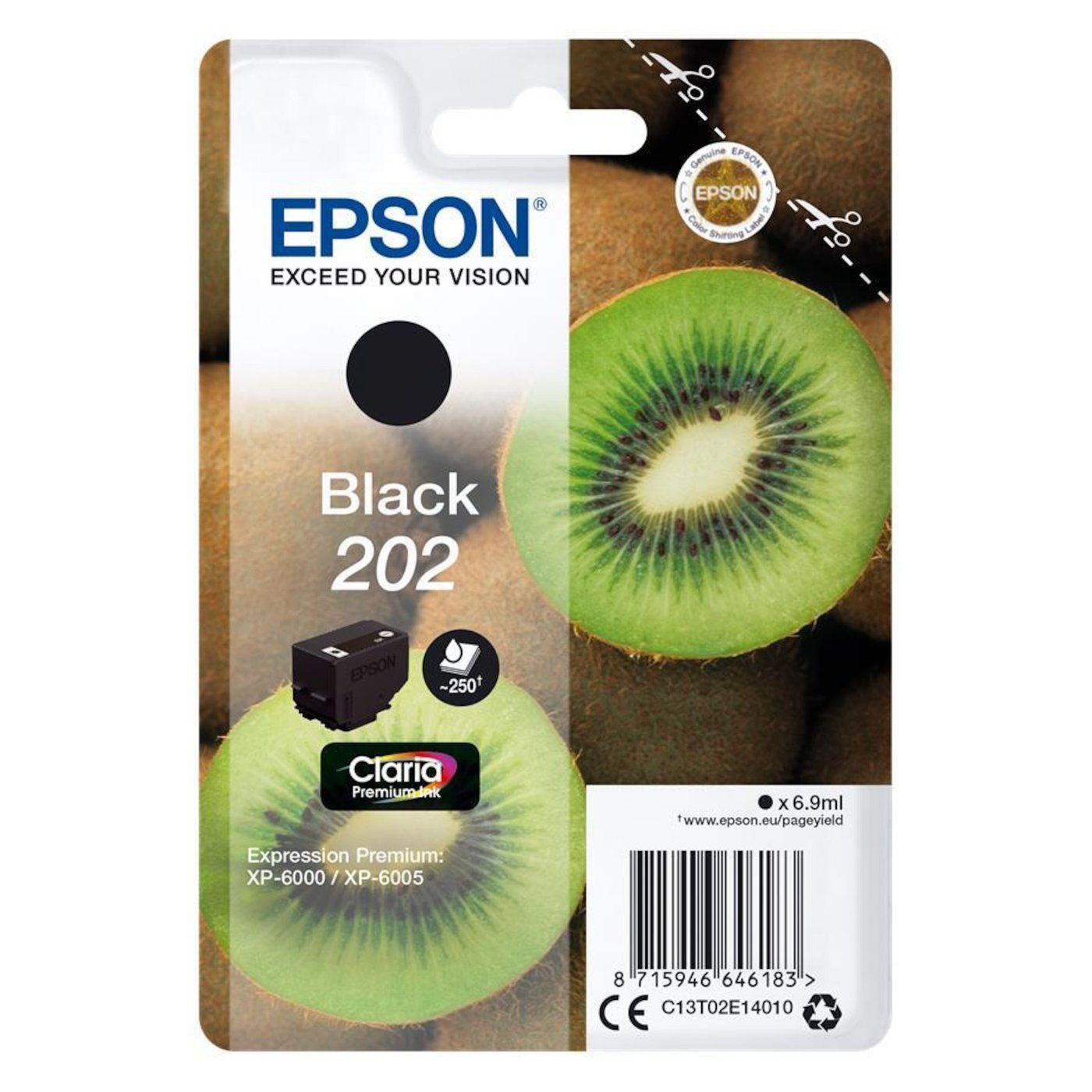 Epson T02E1 Bläckpatron Svart