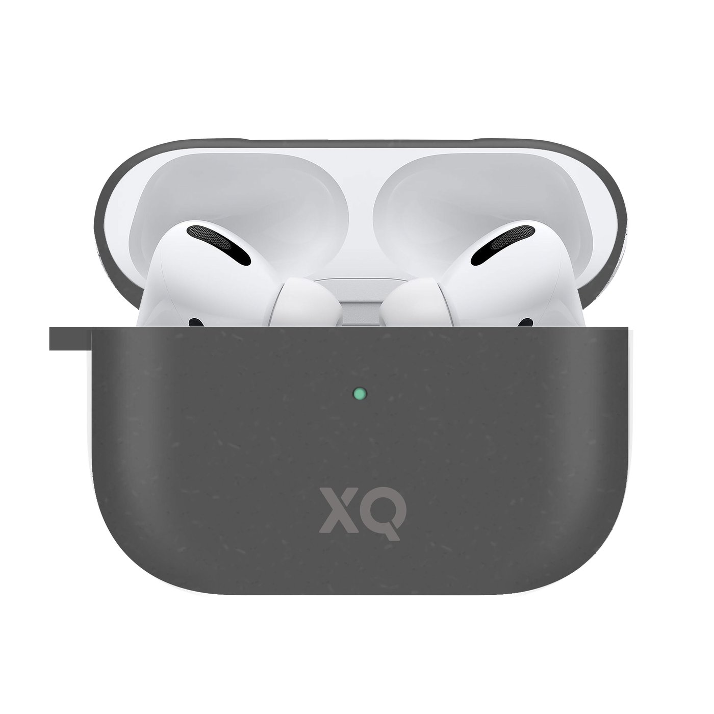 Xqisit Komposterbart fodral för AirPods Pro (Gen 1, 2019) Svart