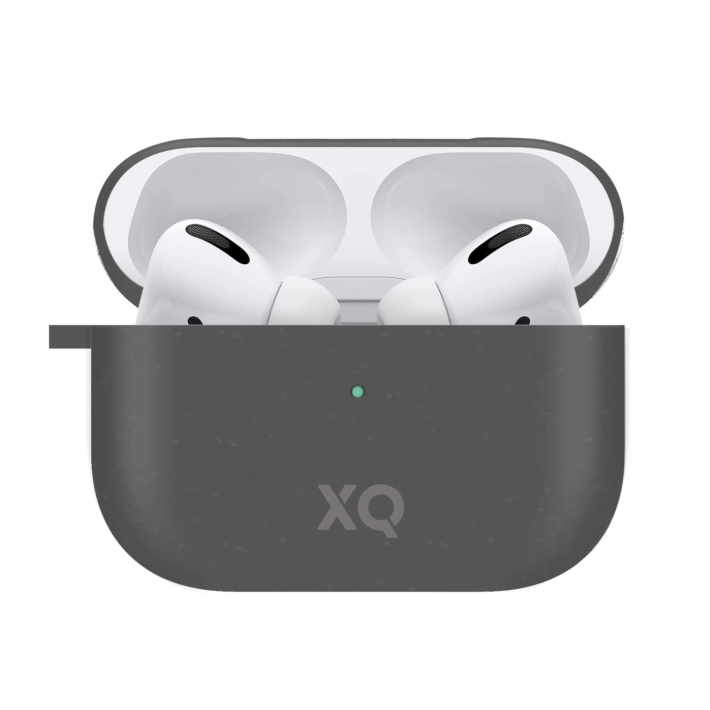 Xqisit Komposterbart etui for Airpods Pro (Gen 1, 2019) Svart