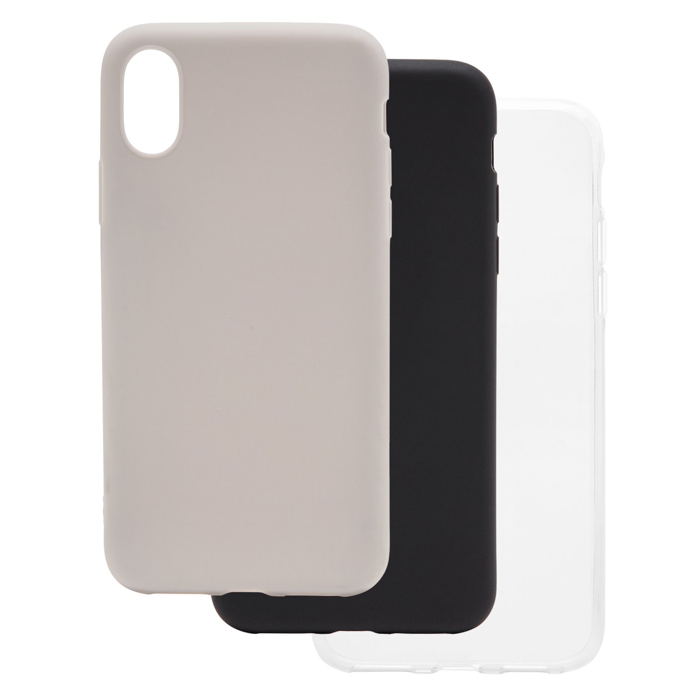 Linocell Second skin 2.0 Mobilskal för iPhone X och Xs Svart