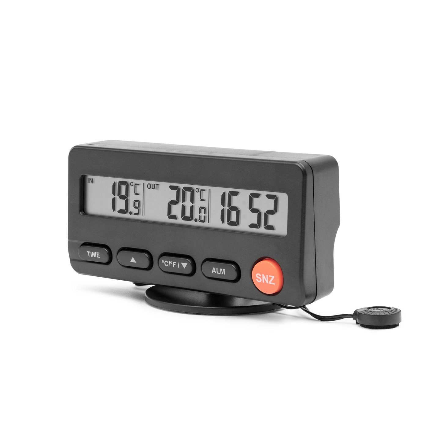 Rubicson Kjøretøytermometer med vekkerklokke