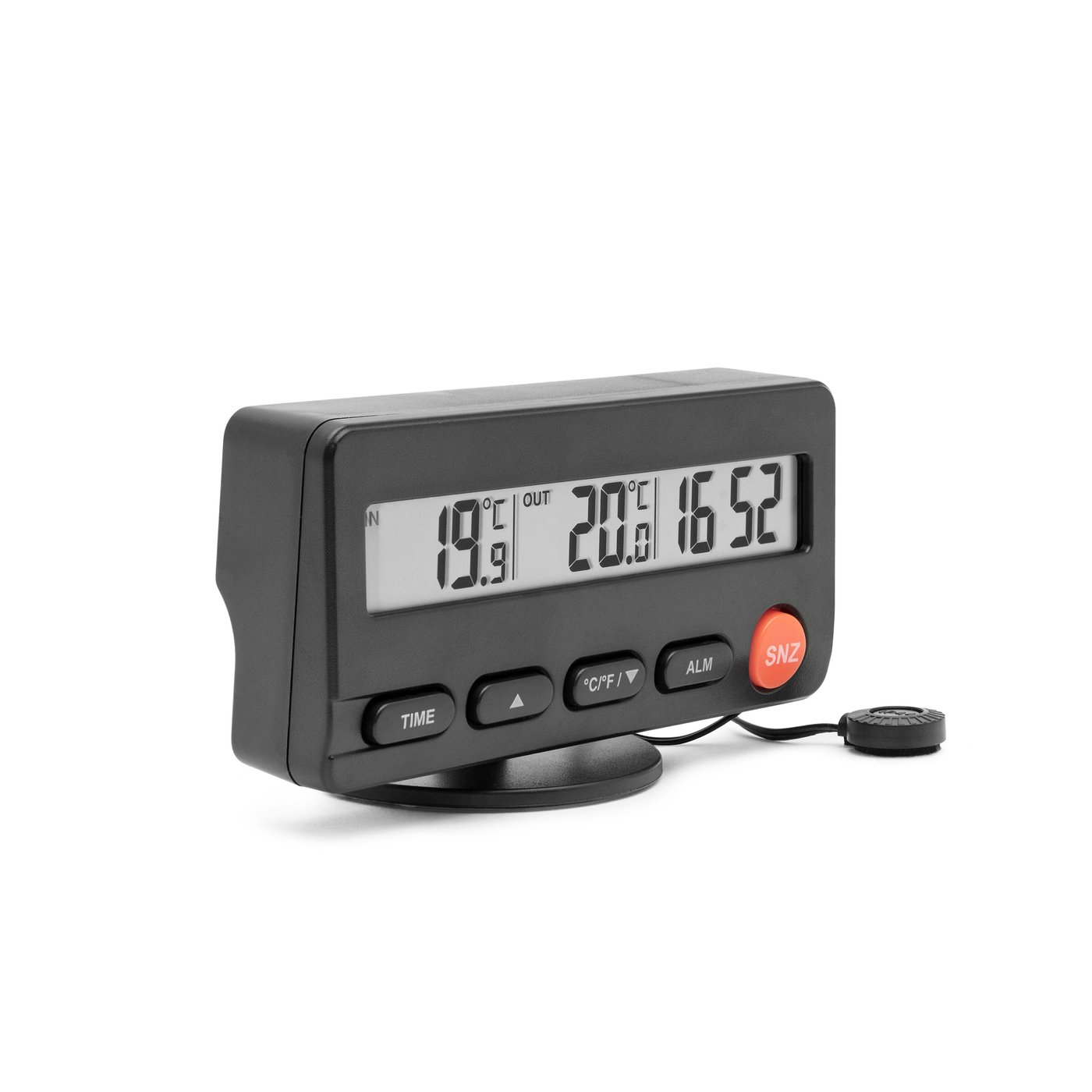 Rubicson Kjøretøytermometer med vekkerklokke