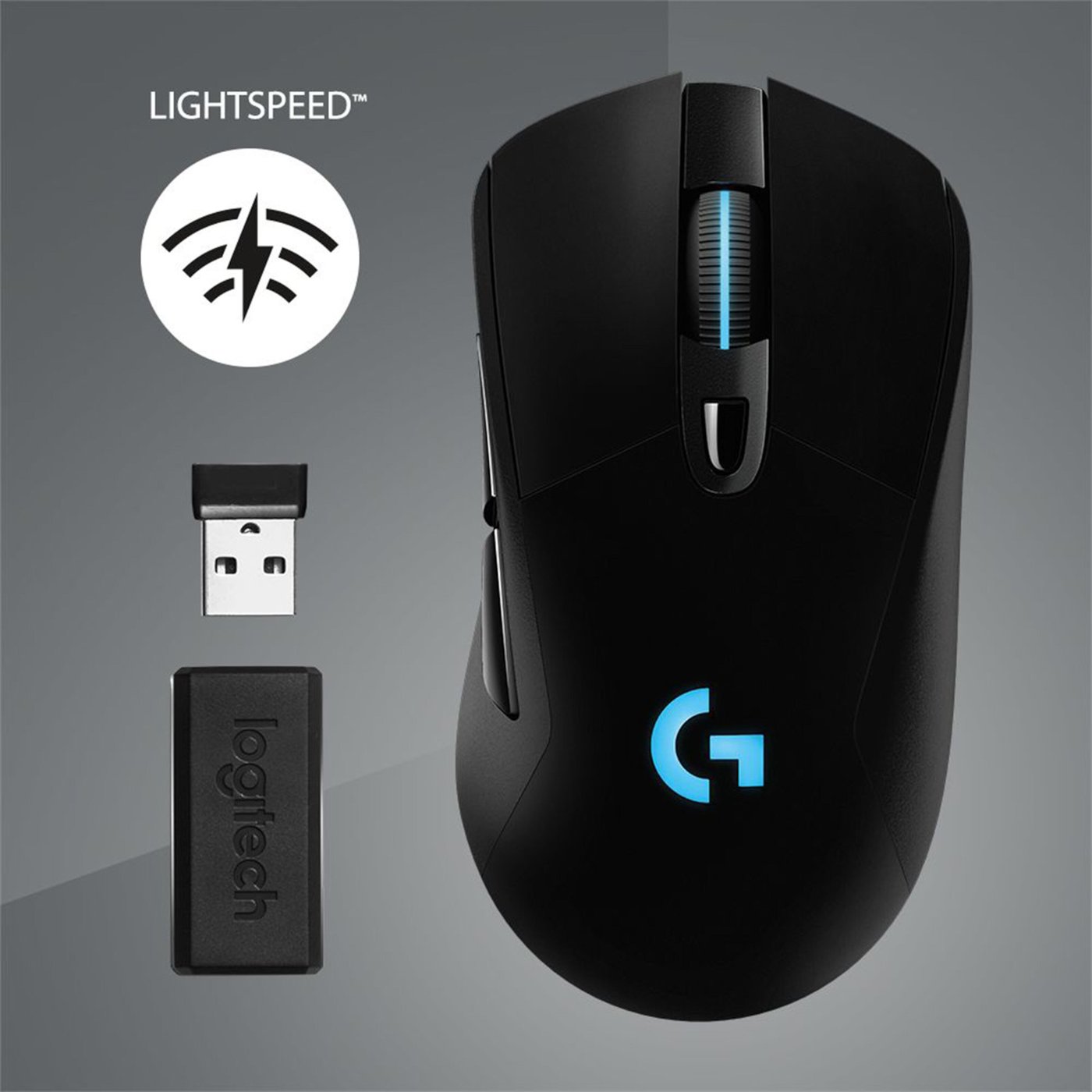 Logitech G 703 Lightspeed Hero Trådlös gaming-mus för proffs