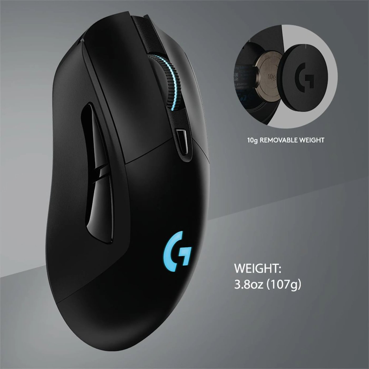 Logitech G 703 Lightspeed HERO Trådløs gaming-mus
