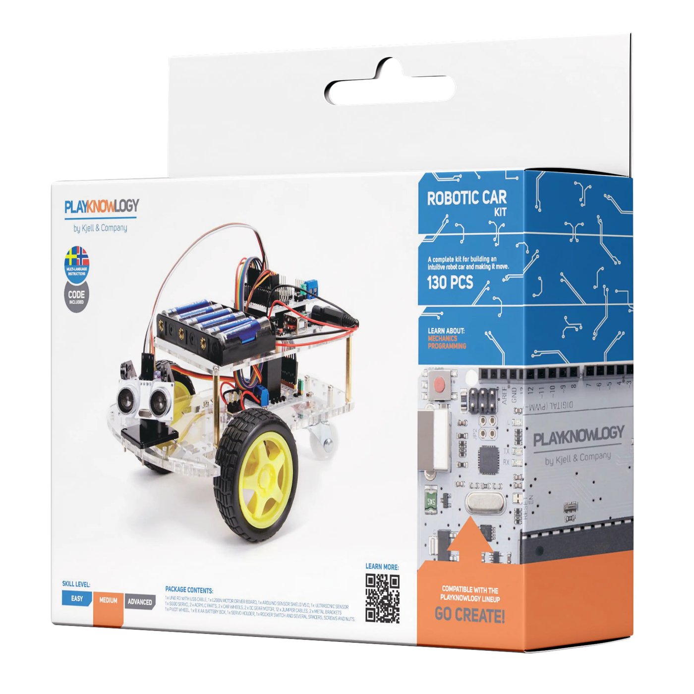 Playknowlogy Arduino Robotbil - startpakke