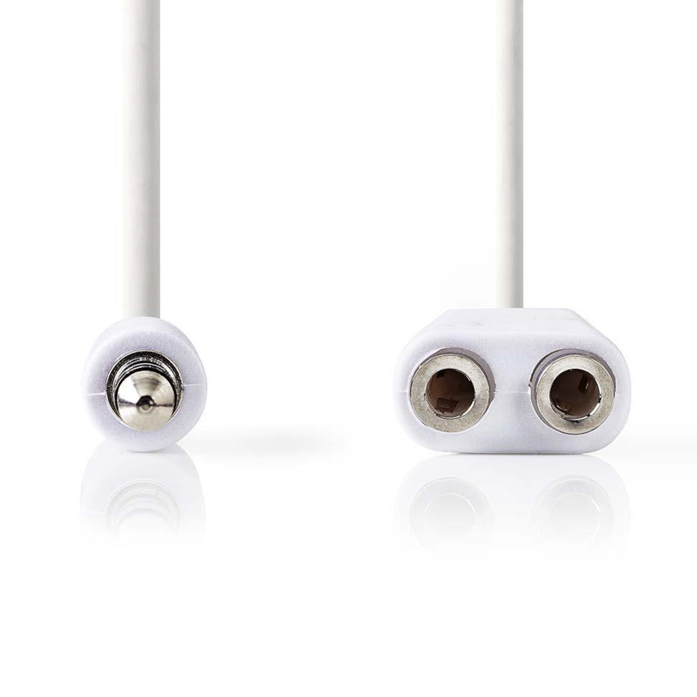 Förgreningskabel för 3,5 mm-kontakt Vit