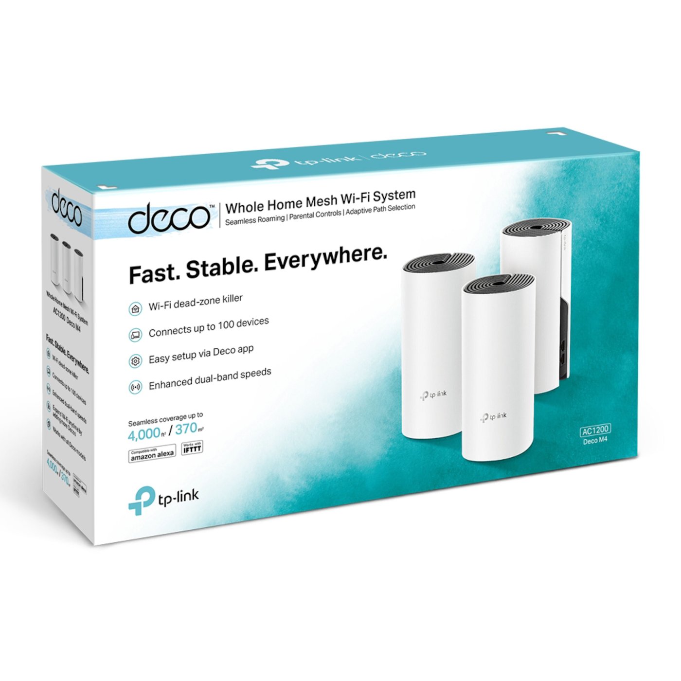 TP-link Deco M4 Mesh-system AC1200 3-pack