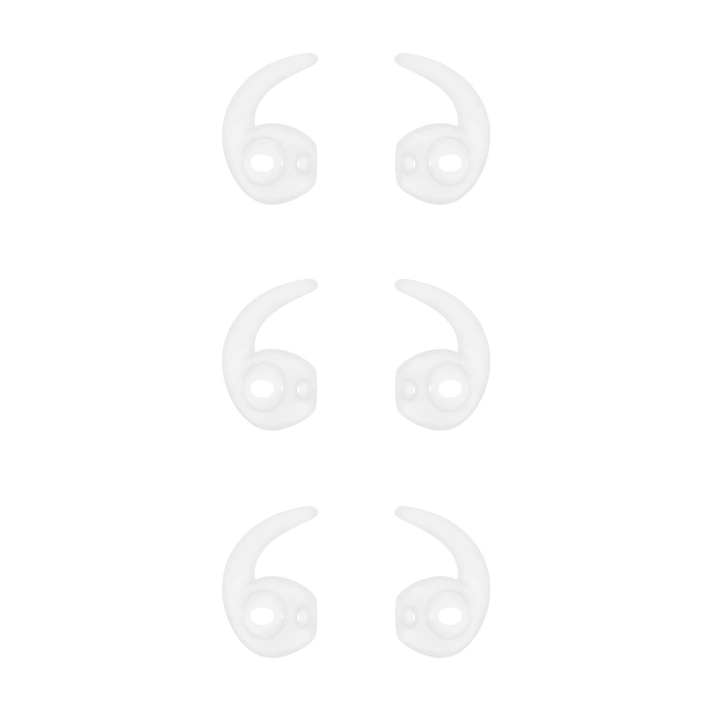 Roxcore Ørekroker for Airpods (Gen 1 & 2, 2017/2019) 3-pk.