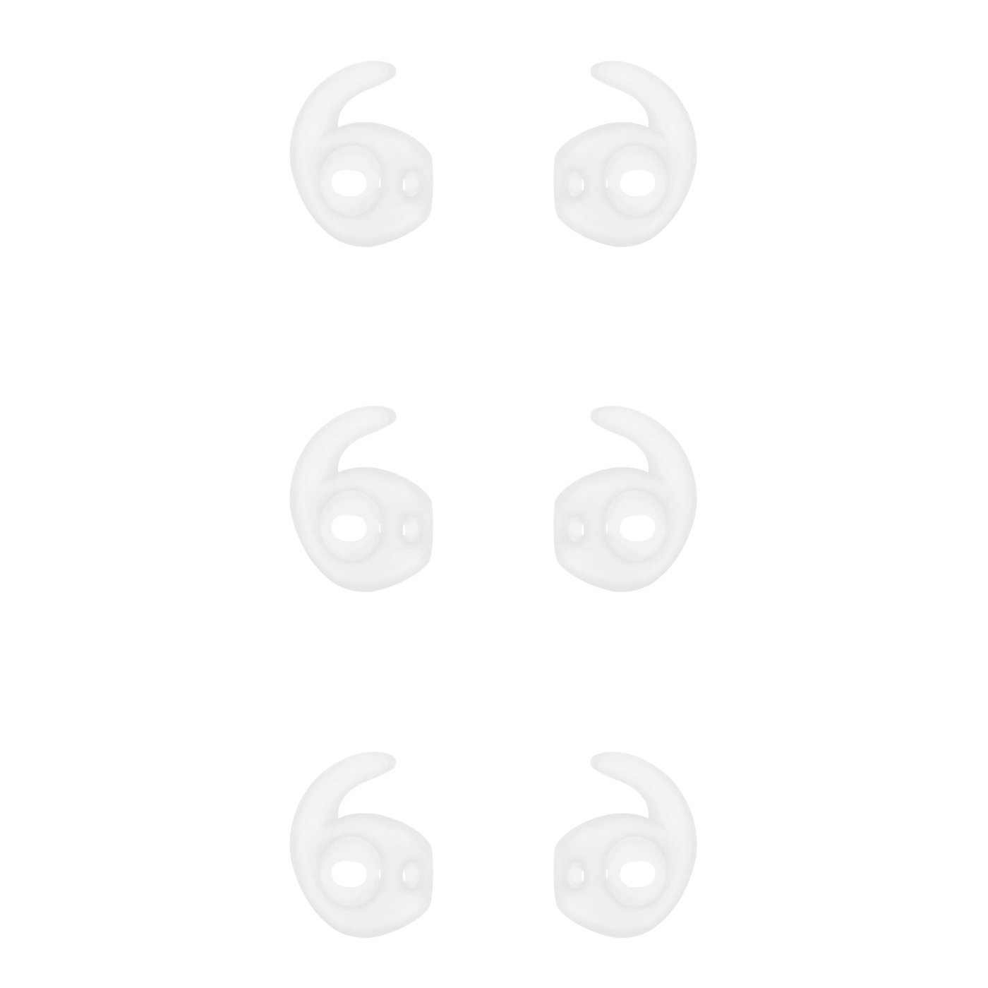 Roxcore Ørekroker for Airpods (Gen 1 & 2, 2017/2019) 3-pk.