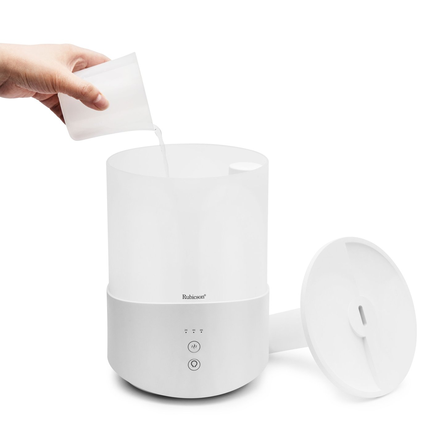 Rubicson Luftfuktare med timer och stämningsbelysning 2,5 L