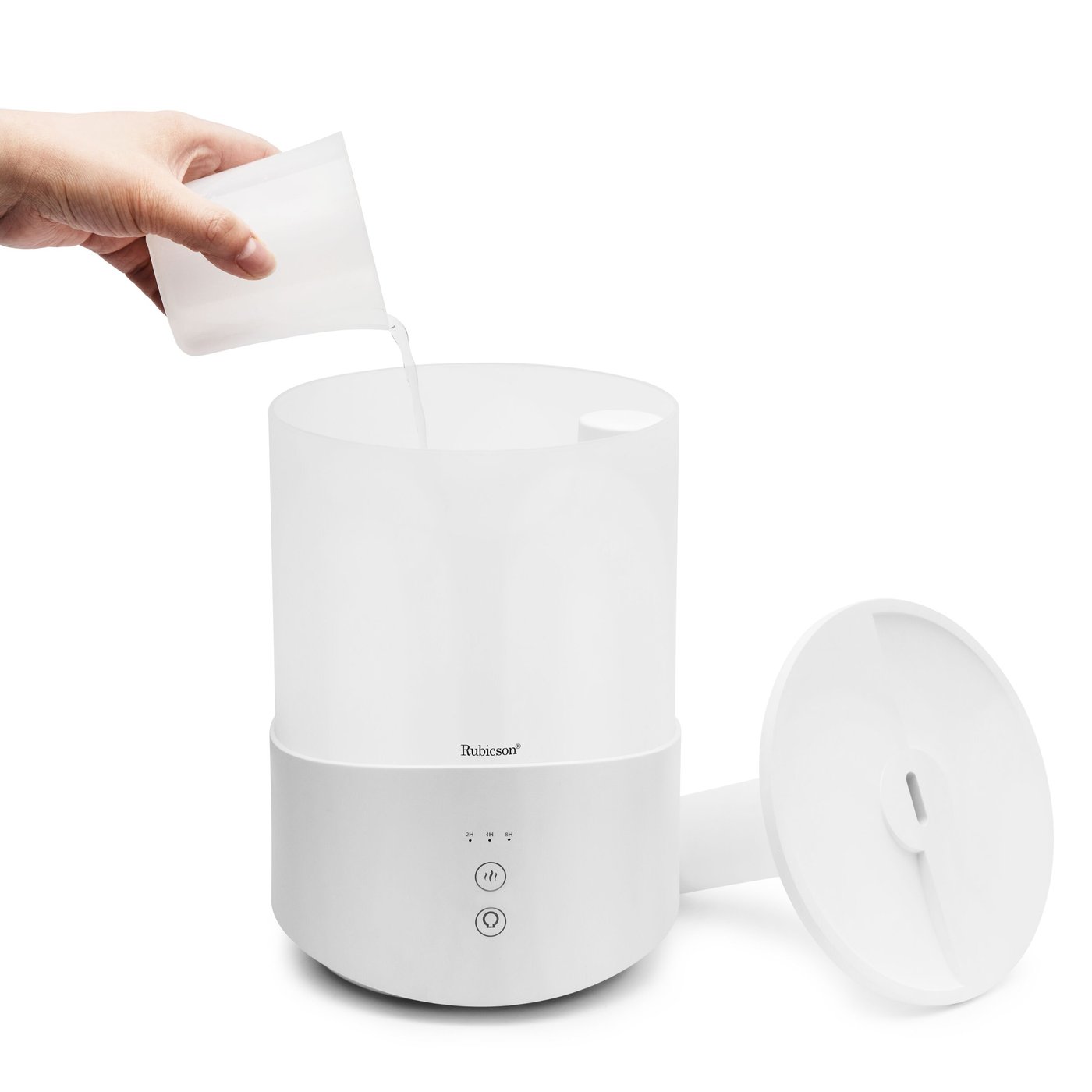 Rubicson Luftfuktare med timer och stämningsbelysning 2,5 L