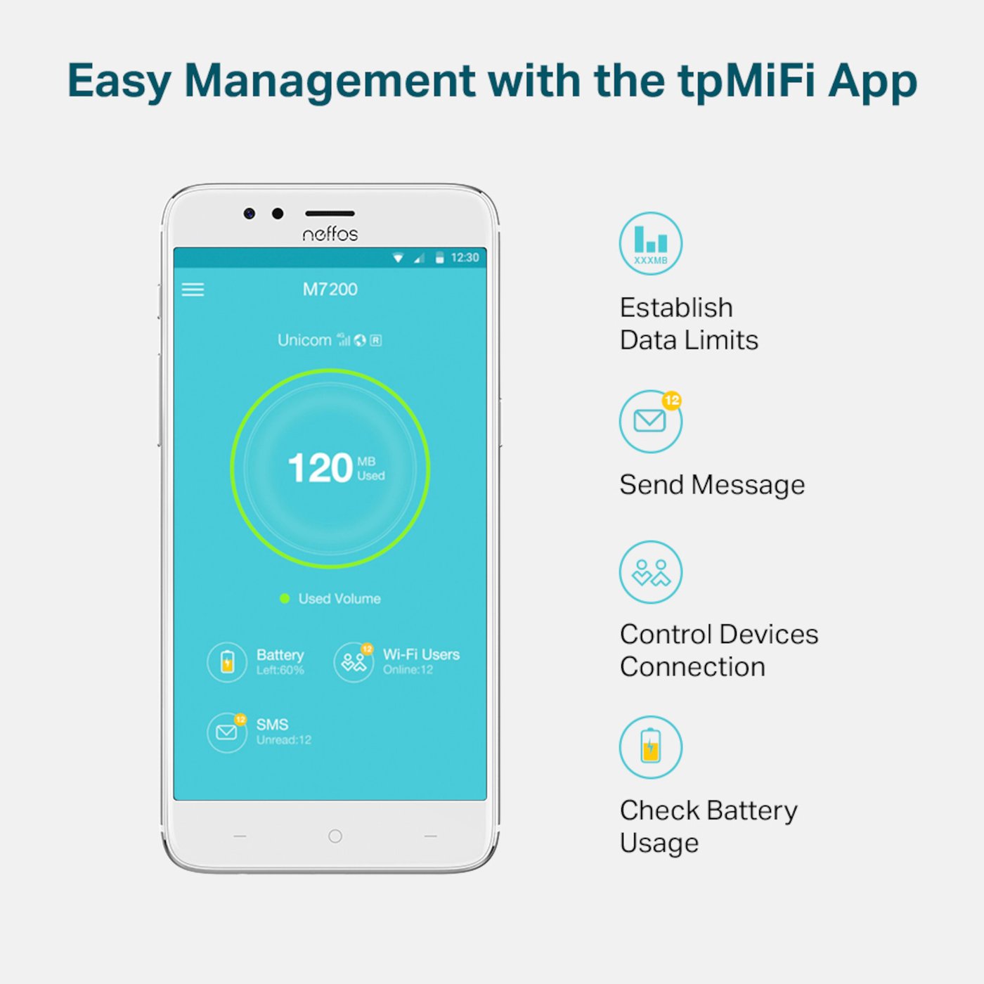 TP-link M7200 4G-router med modem