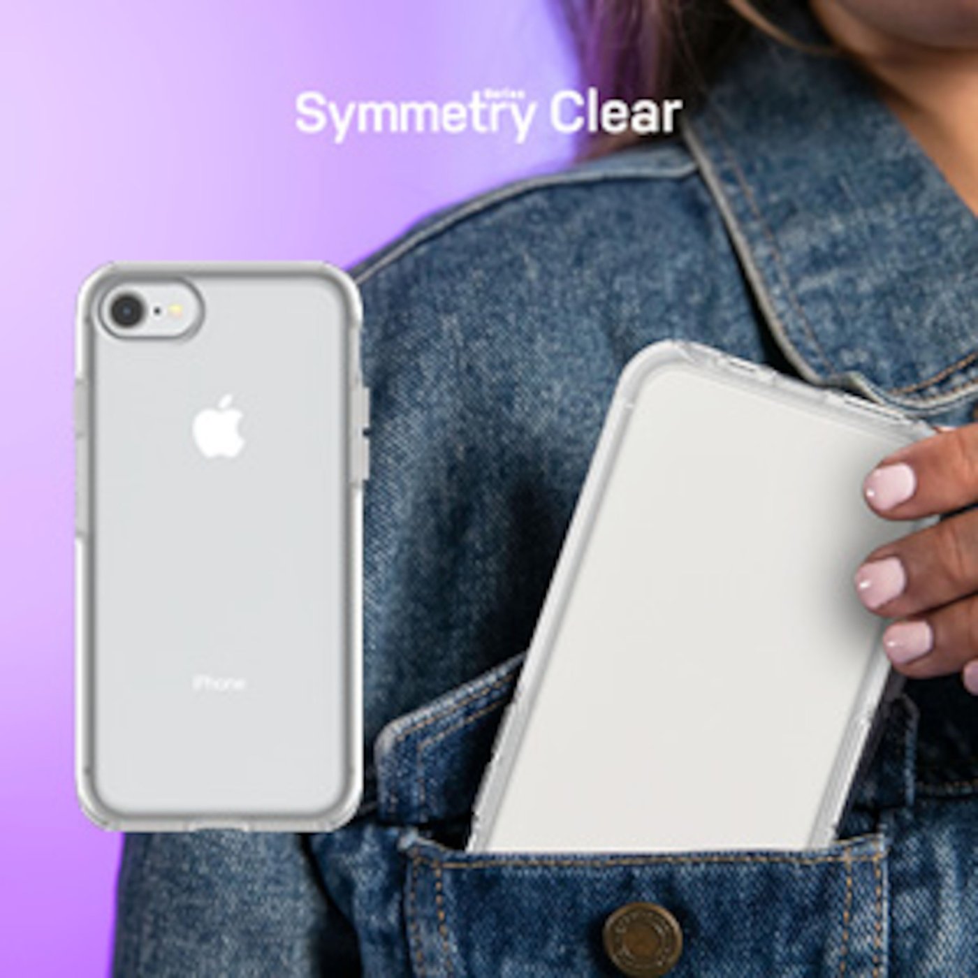 Otterbox Symmetry Tåligt skal för iPhone 6, 6s, 7, 8, SE Klar