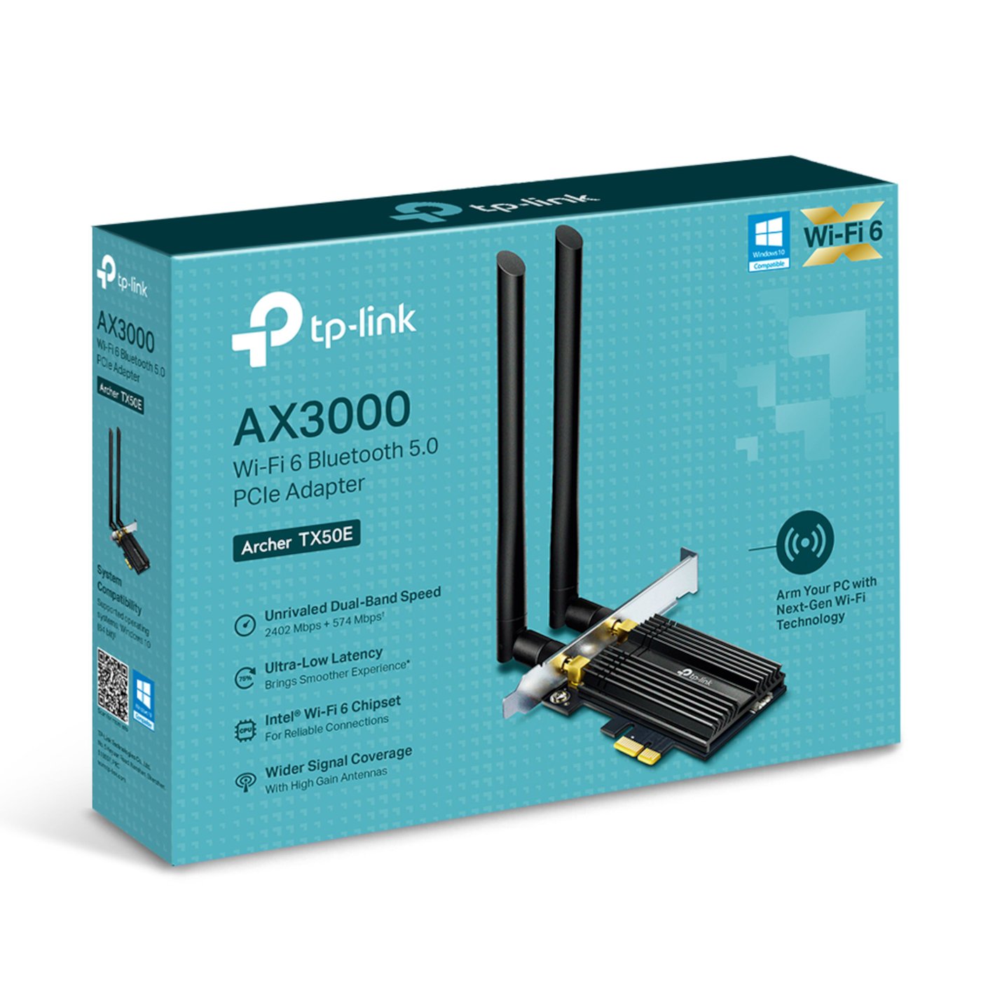 TP-Link Archer TX50E PCI-express-nettverkskort AX3000