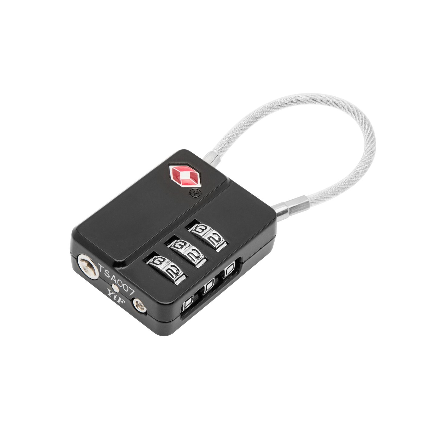 Rubicson TSA-lås med vajer