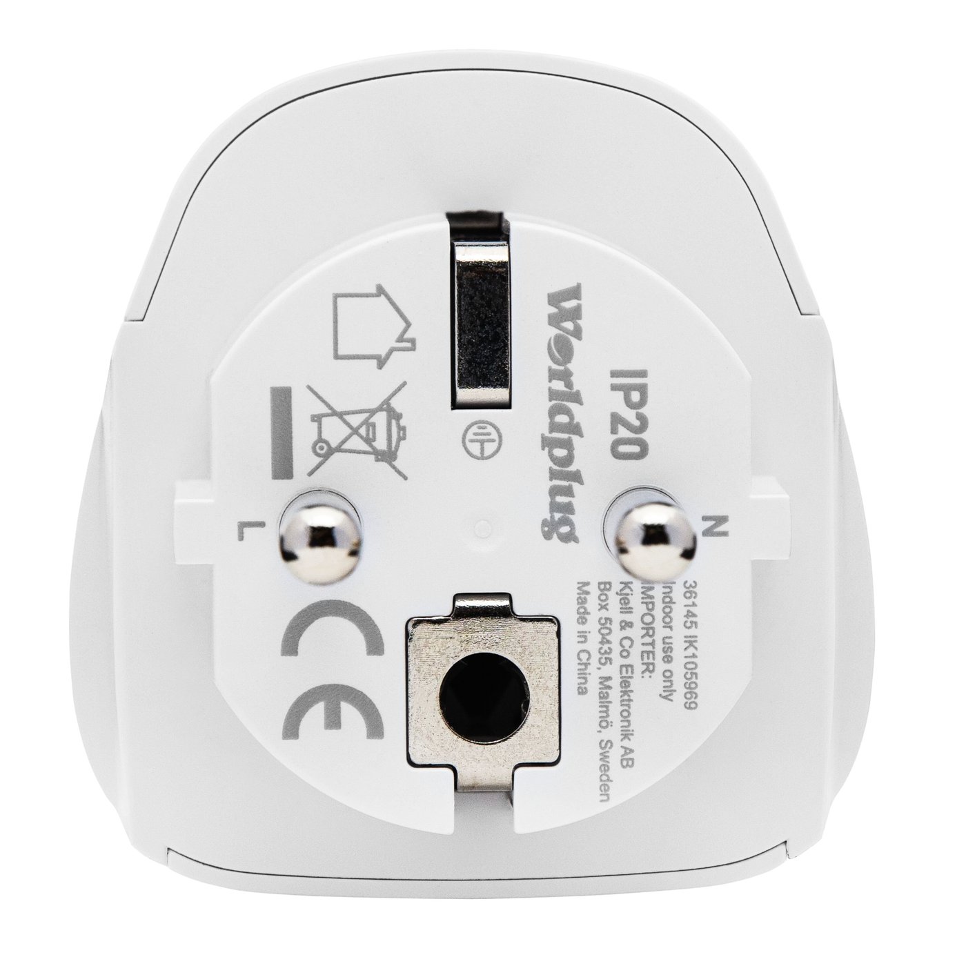 Luxorparts Jordad reseadapter Universal till Sverige