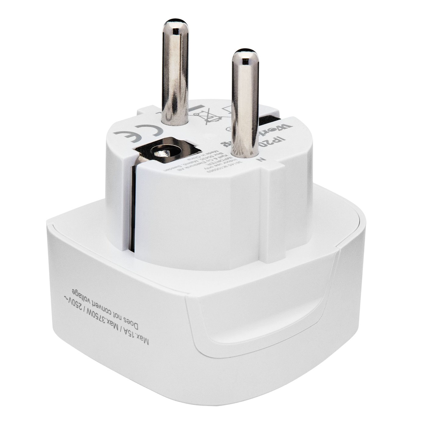 Luxorparts Jordad reseadapter Universal till Sverige