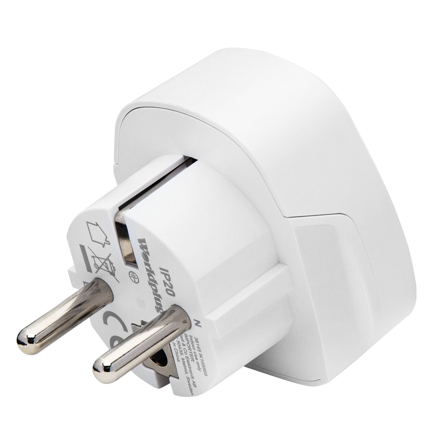 Luxorparts Jordad reseadapter Universal till Sverige