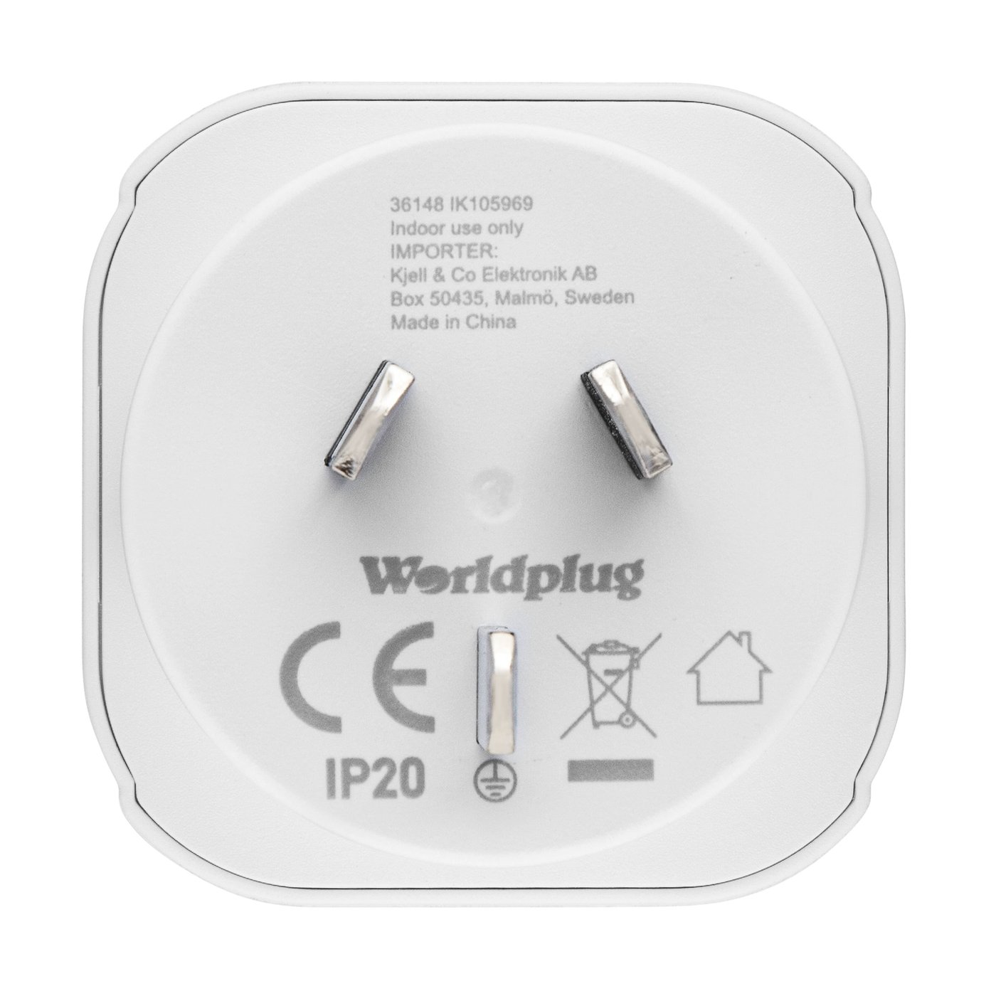 Luxorparts Jordad reseadapter Australien, Kina