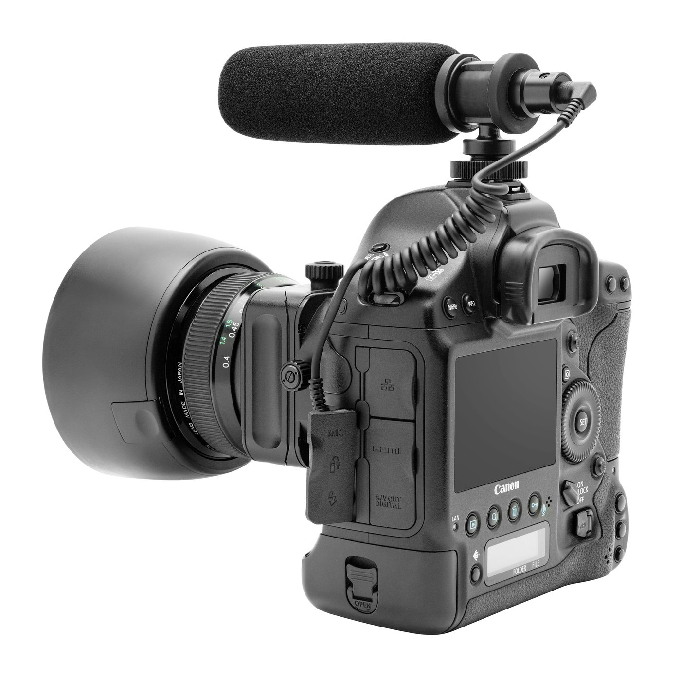 Nikabe Videomikrofon for kamera og mobil