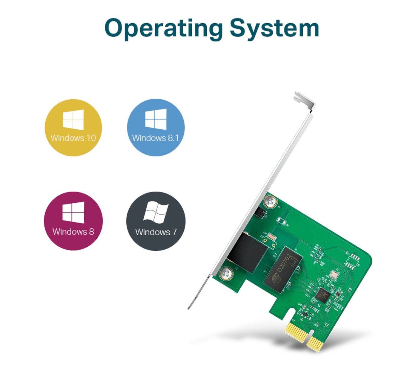 TP-link Gigabit-nettverkskort PCI-express