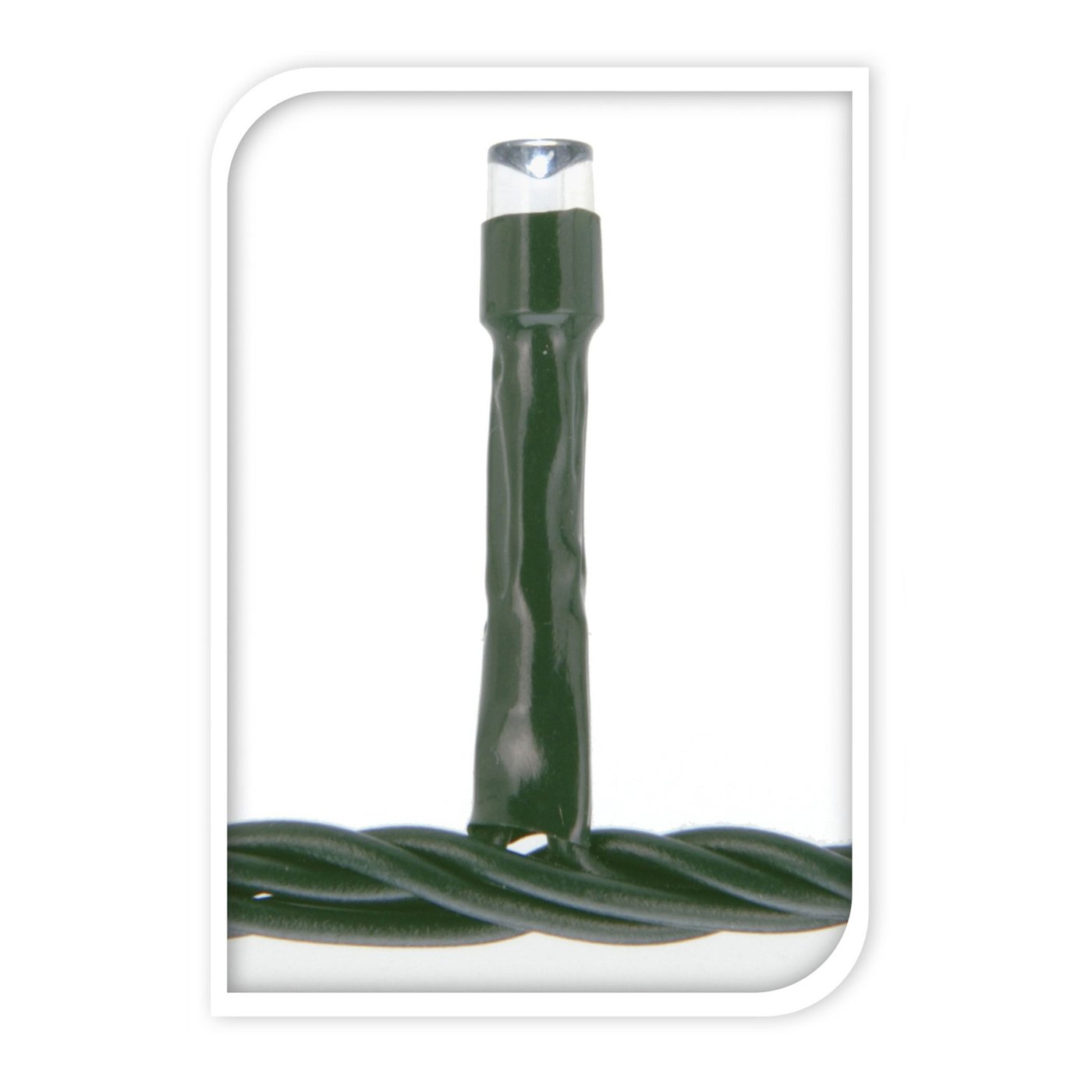 Ljusslinga Istapp 180 LED 6 m (svart)