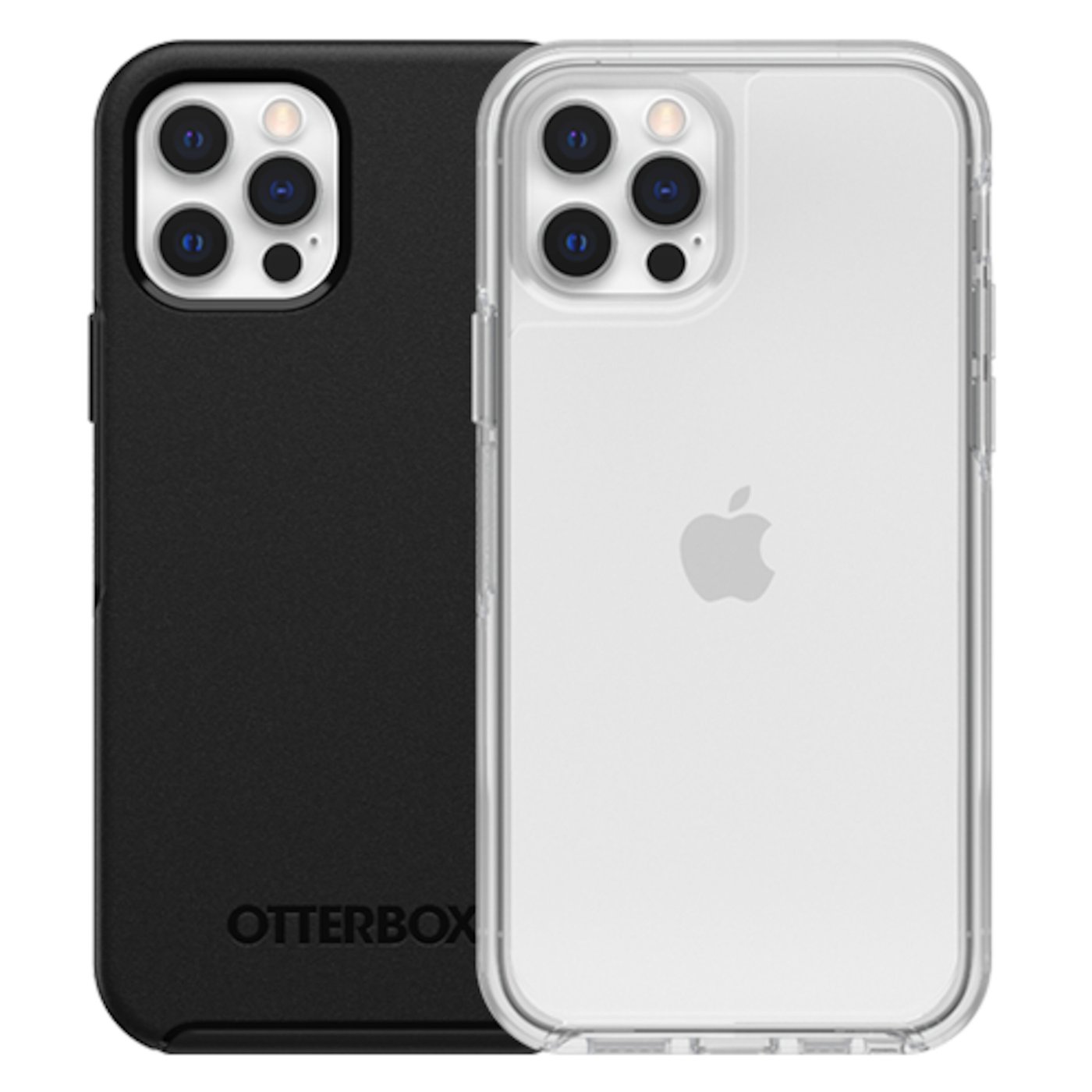Otterbox Symmetry Tåligt skal för iPhone 12 och 12 Pro Klar