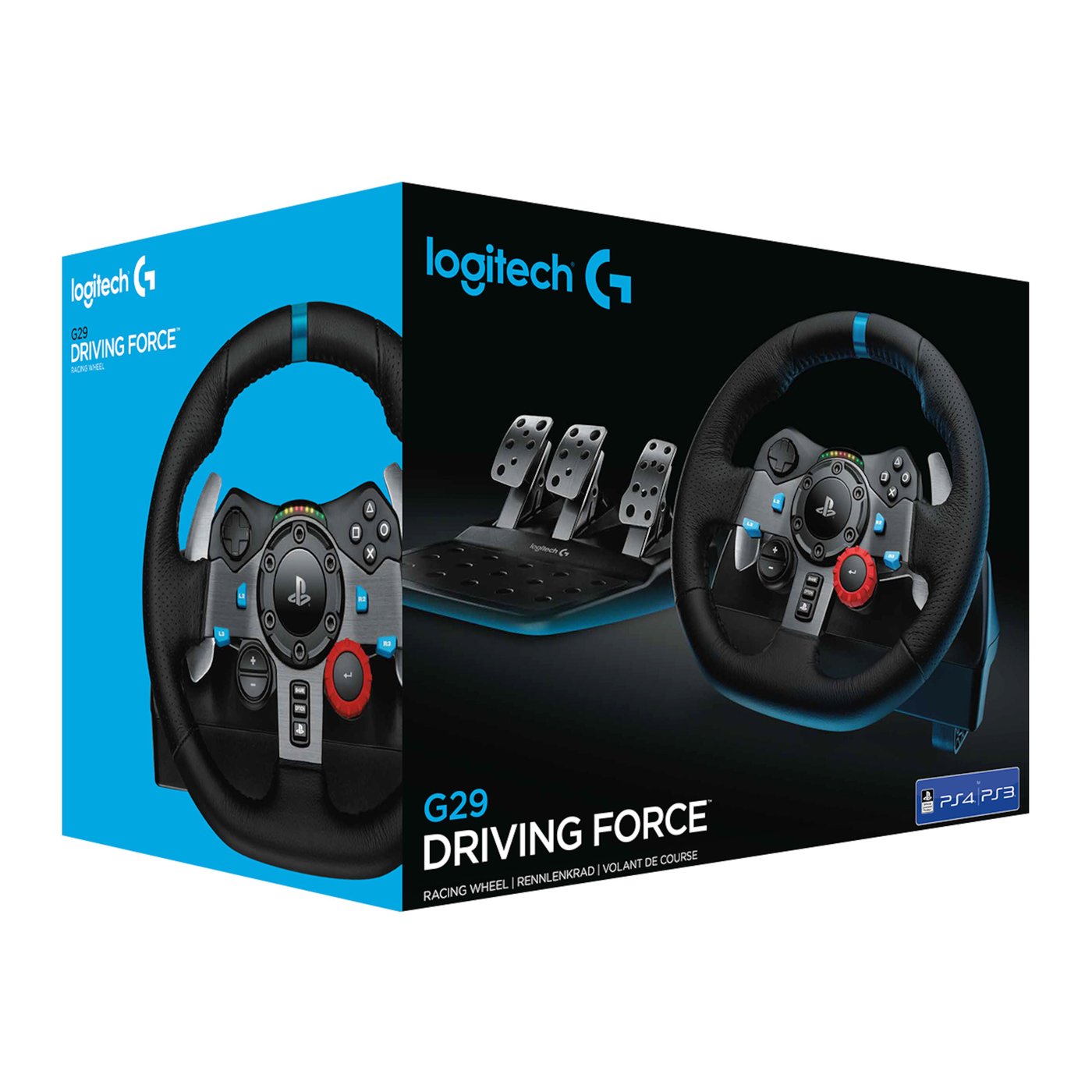 Logitech G 29 Driving Force Ratt til Playstation og PC