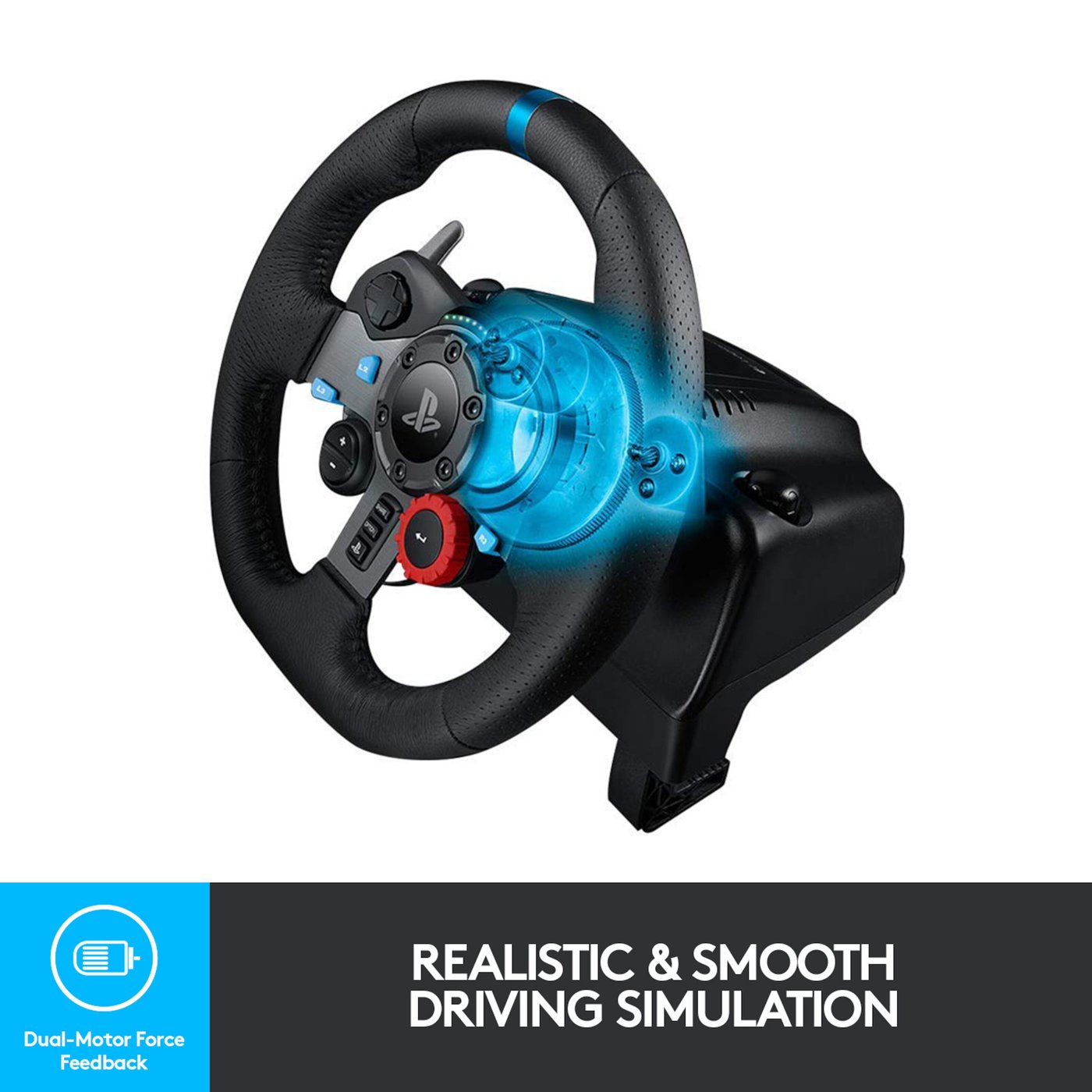 Logitech G 29 Driving Force Ratt til Playstation og PC