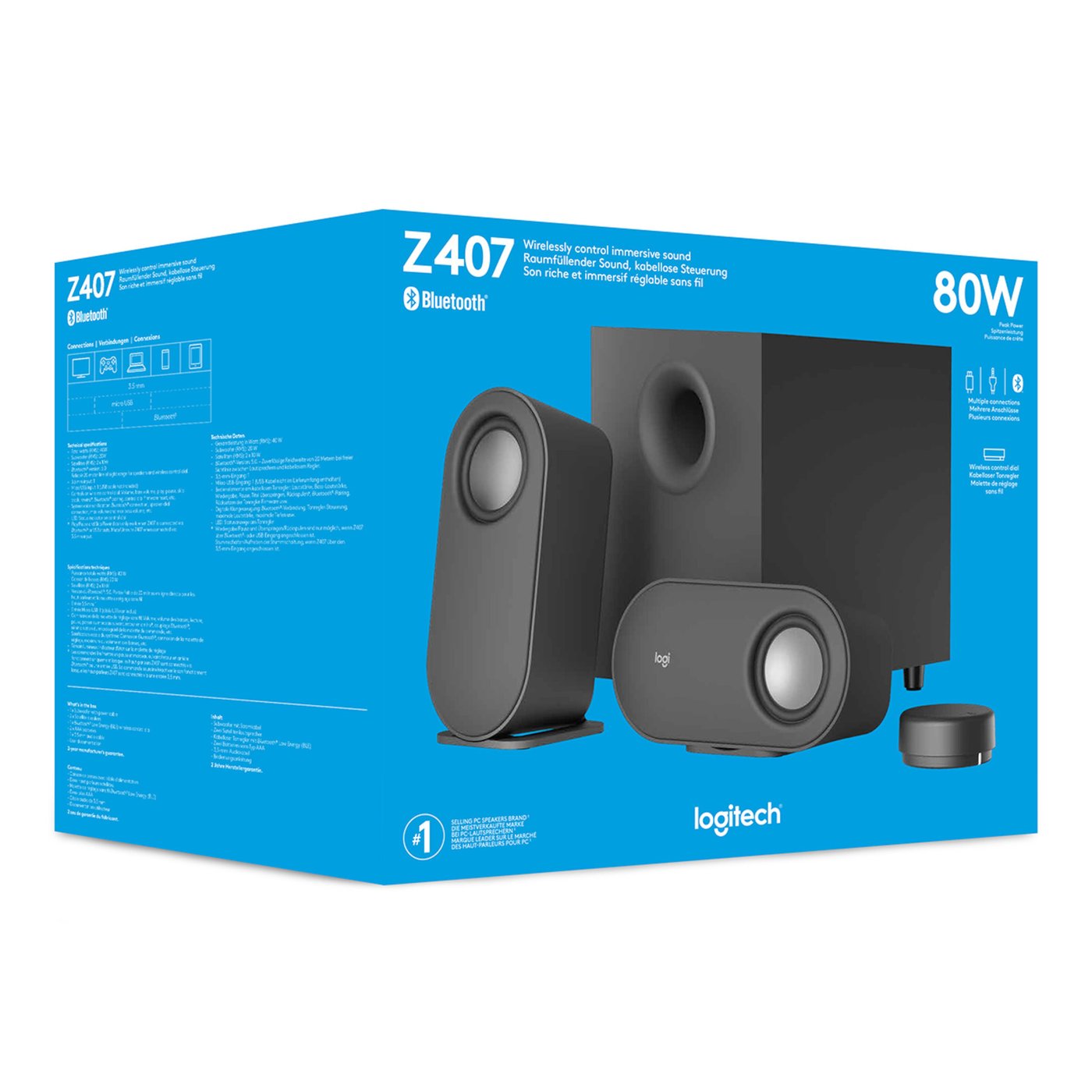 Logitech Z407 Högtalarsystem med subwoofer