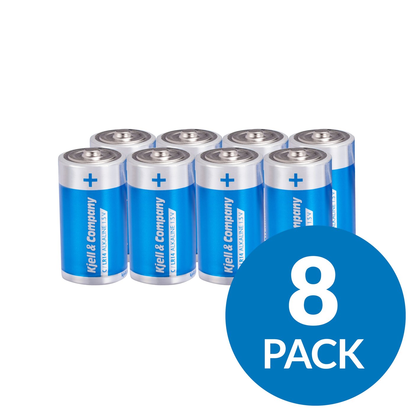 Kjell & Company C-batterier (LR14) 8-pack