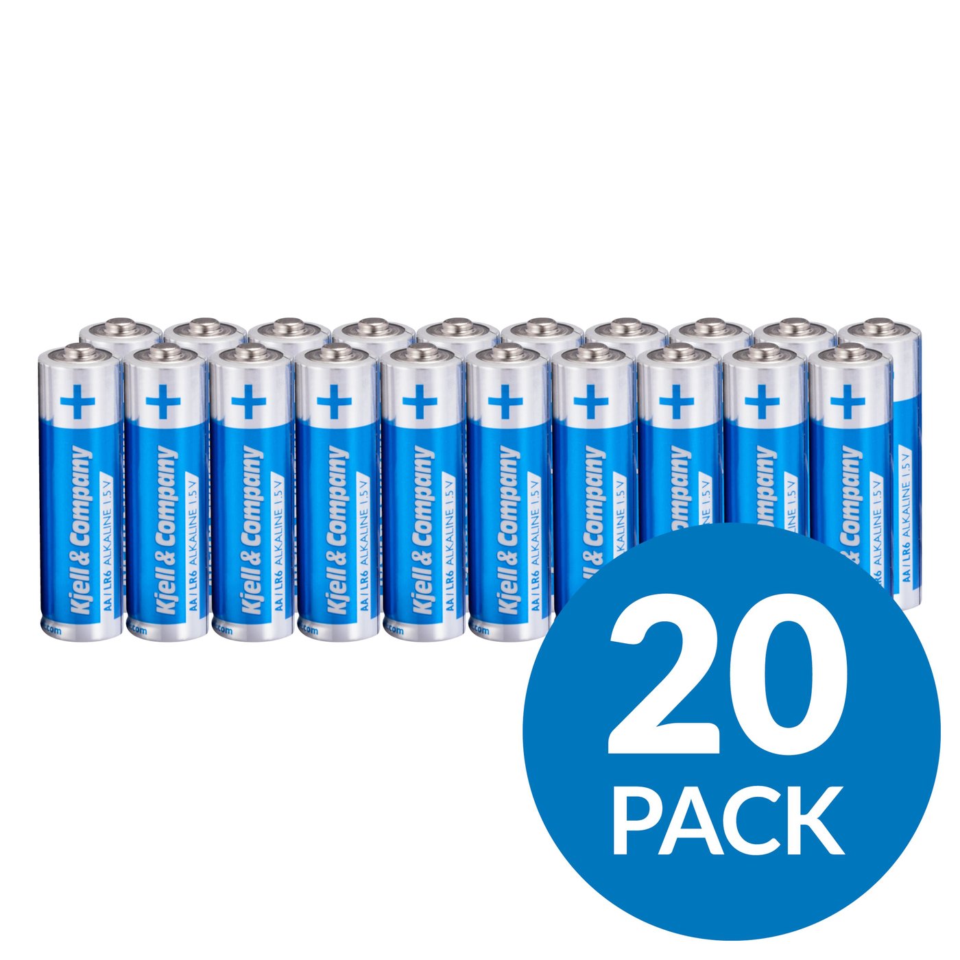 Kjell & Company AA-batterier (LR6) 20-pack