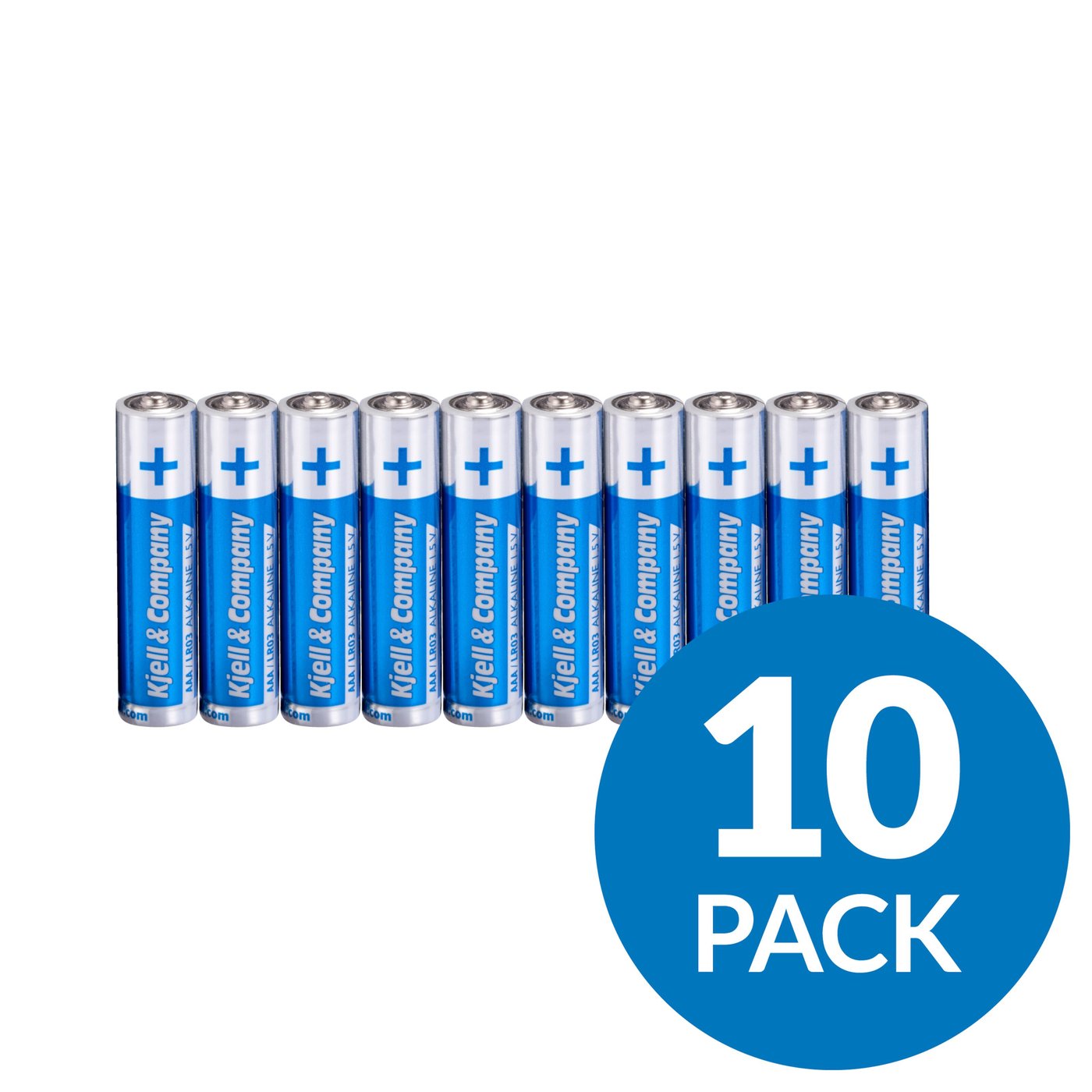 Kjell & Company AAA-batterier (LR03) 10-pack