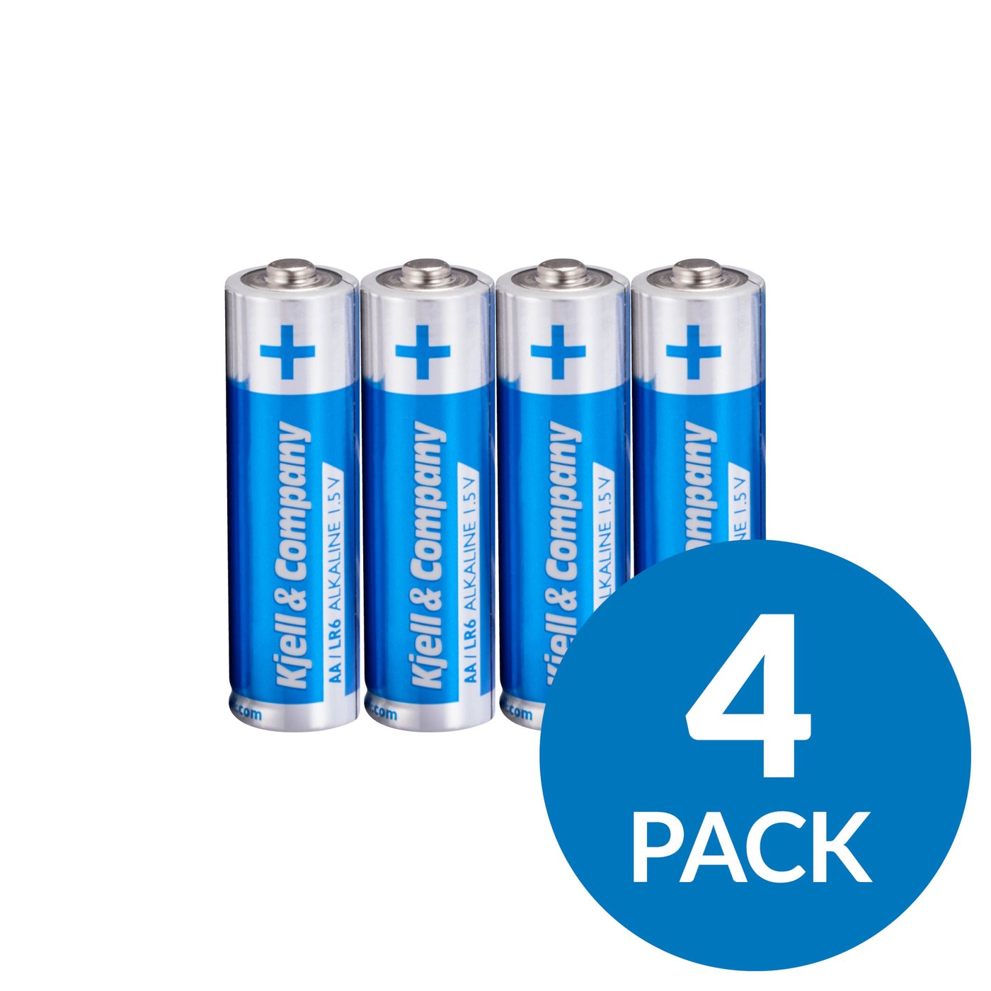 Kjell & Company AA-batterier (LR6) 4-pack