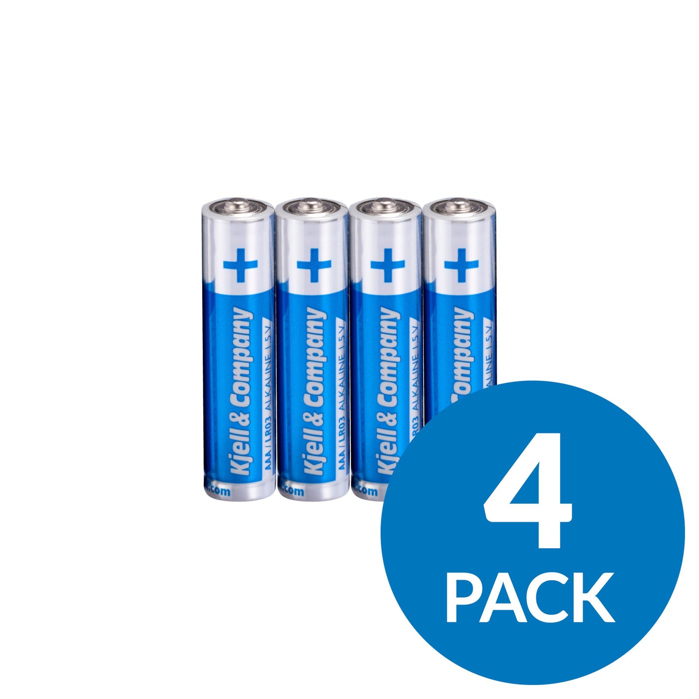 Kjell & Company AAA-batterier (LR03) 4-pack