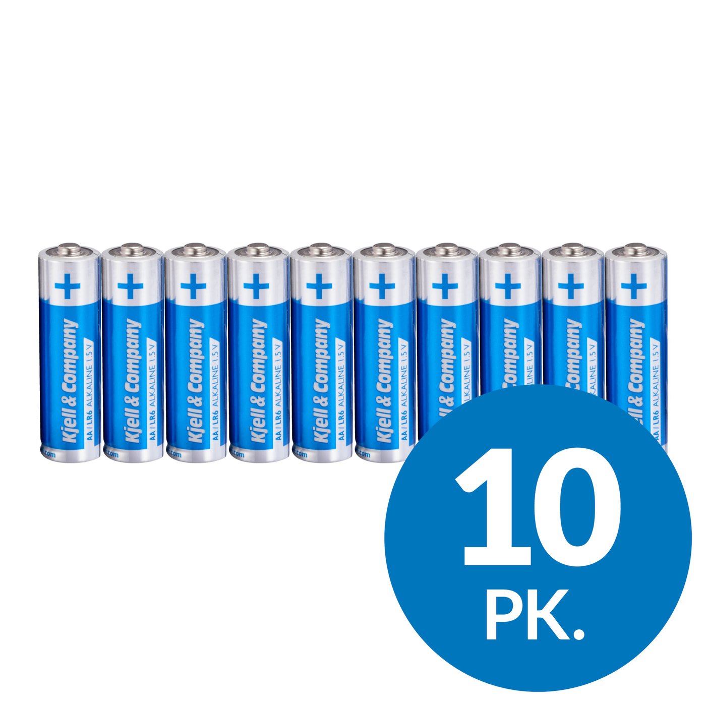 Kjell & Company AA-batterier (LR6) 10-pk.