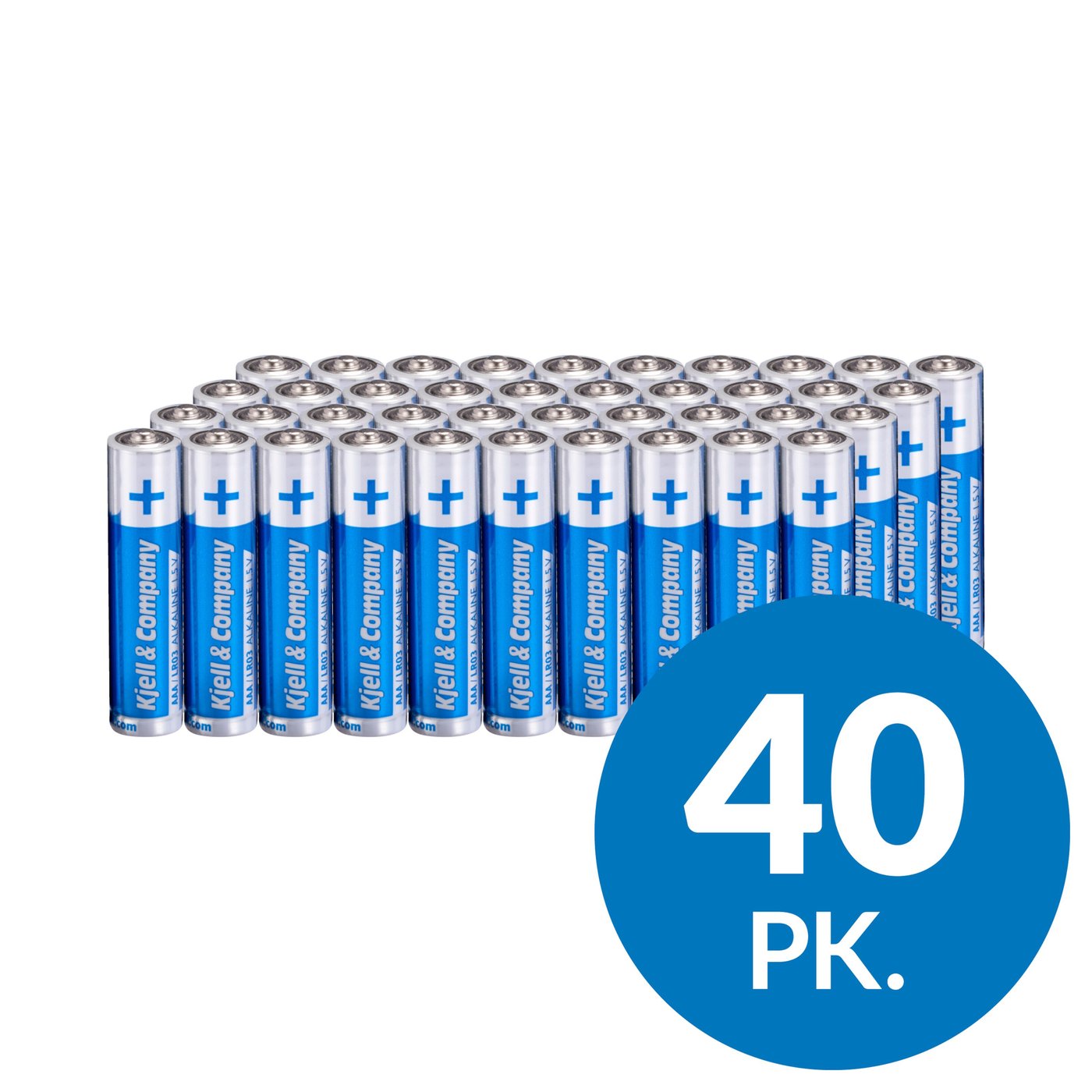 Kjell & Company AAA-batterier (LR03) 40-pk.