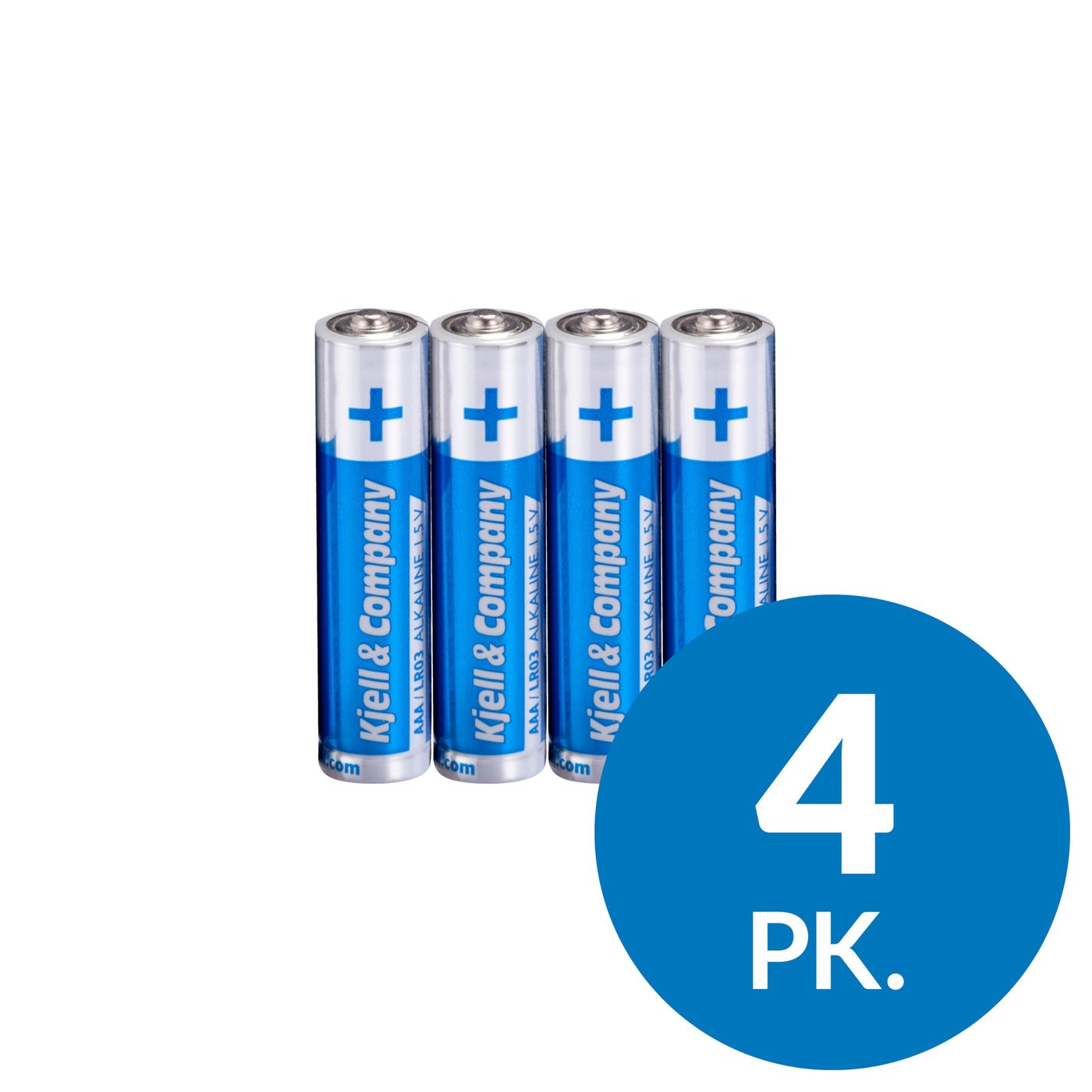 Kjell & Company AAA-batterier (LR03) 4-pakk