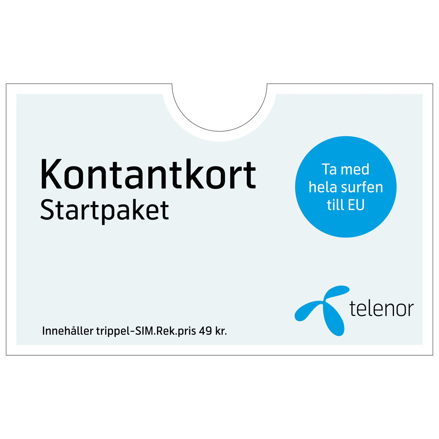 Telenor Startpaket Kontantkort