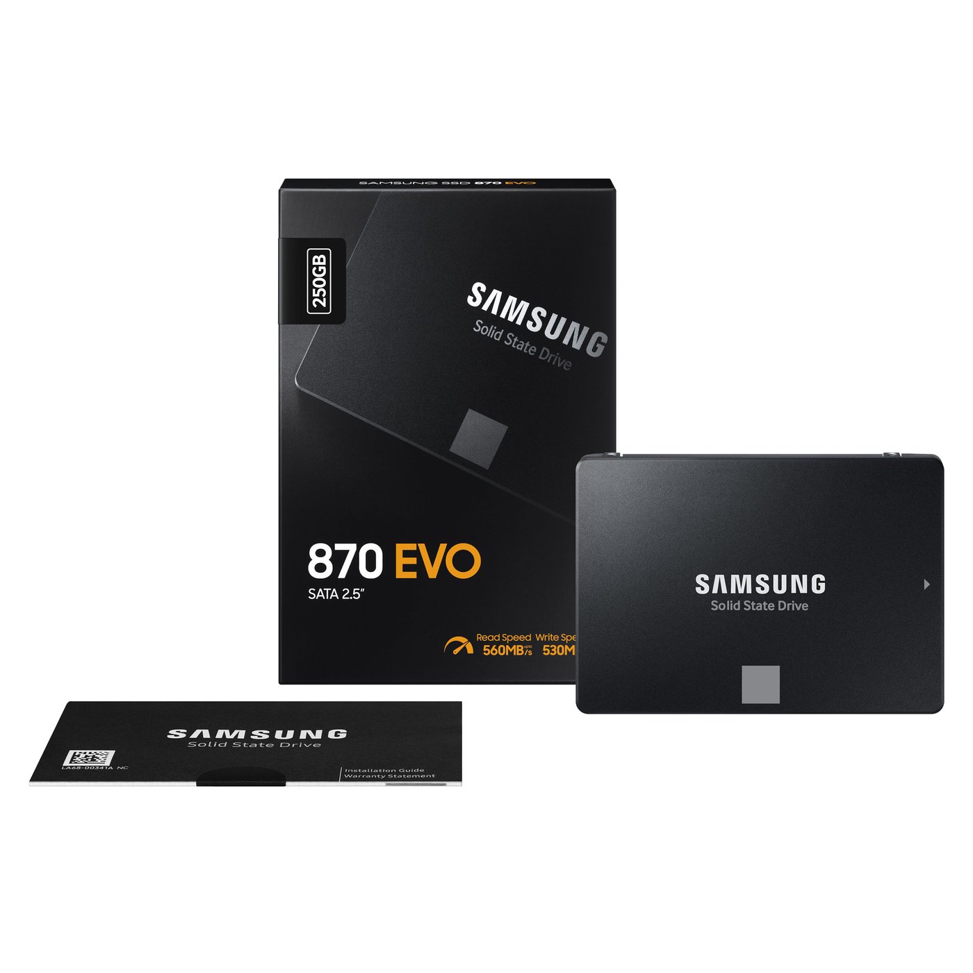 Samsung 870 EVO SSD-disk 250 GB