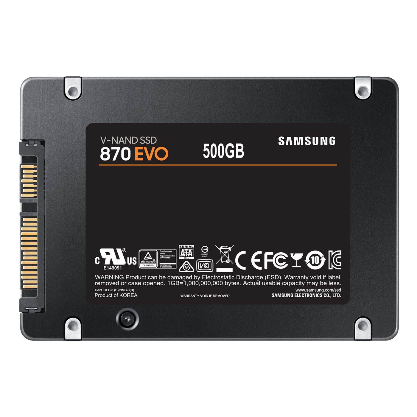 Samsung 870 EVO SSD-disk 500 GB