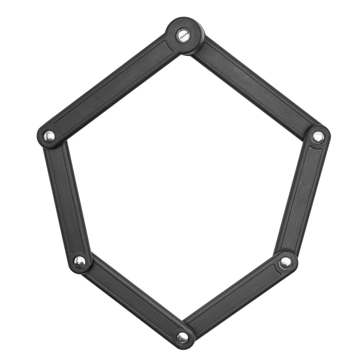 Luxorparts Sammenleggbar sykkellås med nøkkel