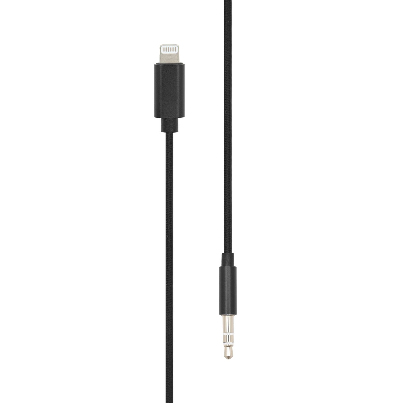 Linocell Lightning til 3,5 mm-kabel 1 m Svart