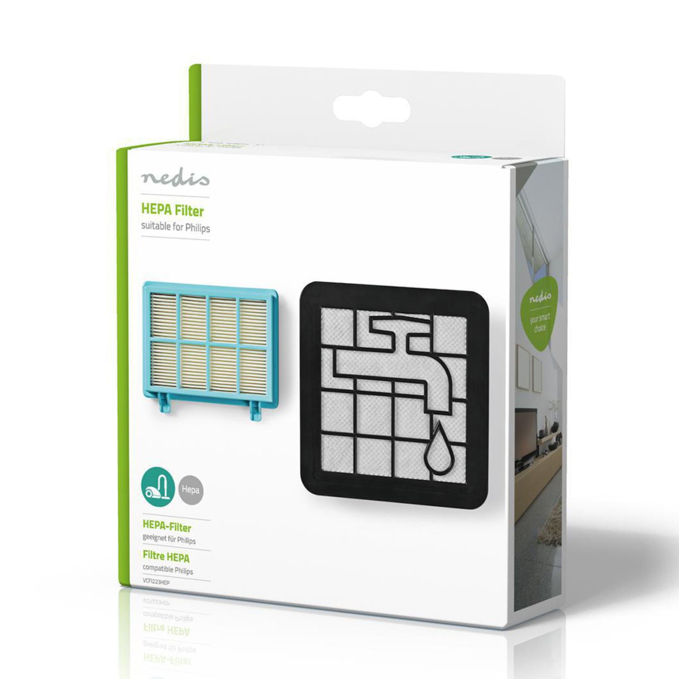 HEPA-motorfilter Philips FC9331/09, 9332/09, 8010/01