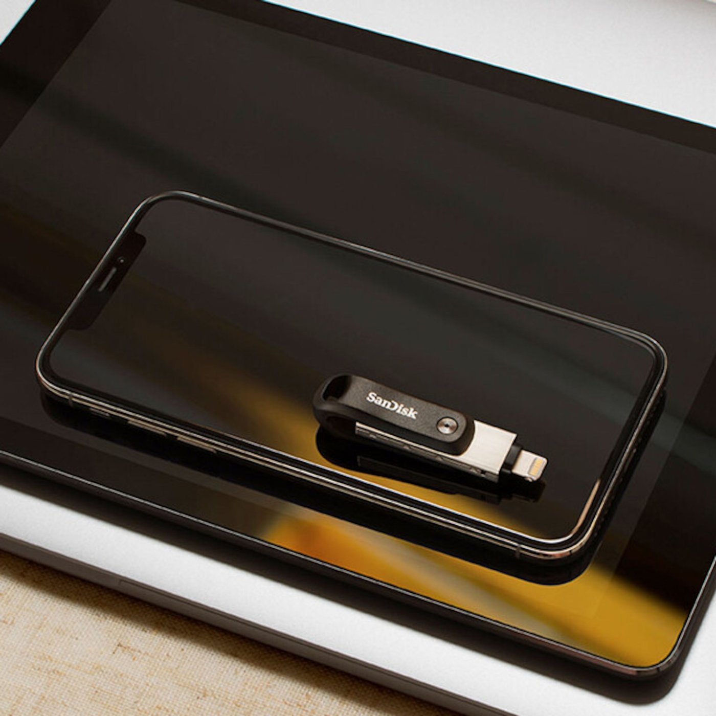 Sandisk iXpand Go USB-minne med Lightning-kontakt 256 GB